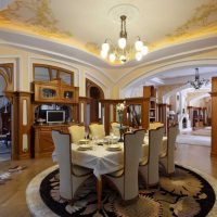 beautiful interior of the modernist style apartment picture