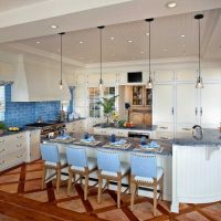 bright interior of the living room in the mediterranean style photo