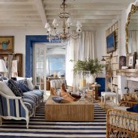 bright style room in greek style photo