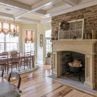 bright flexible stone in the interior of the room picture