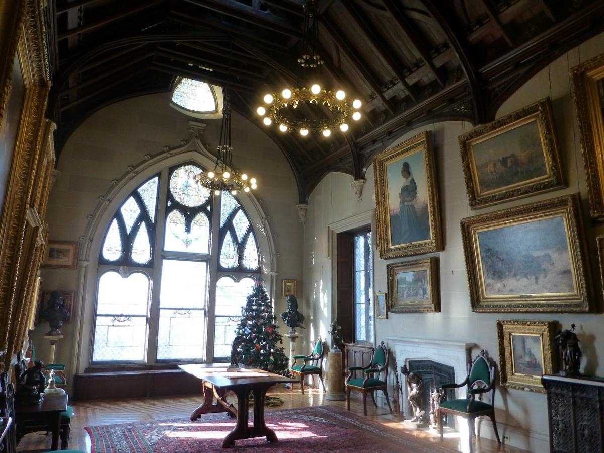 beautiful interior of the apartment in the Gothic style