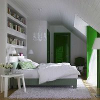 bright facade of the bedroom photo