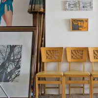 original bedroom design with old boards picture