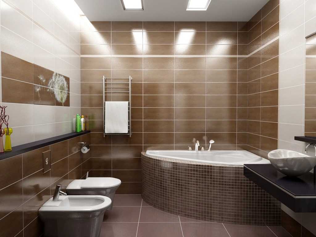 bright bathroom interior