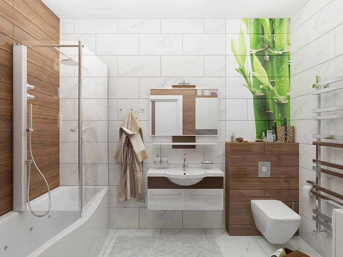 idea of ​​an original bathroom interior