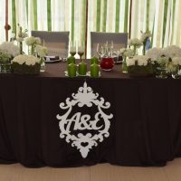 the idea of ​​a bright table decoration photo