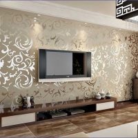 the idea of ​​unusual decoration of the interior of the living room photo