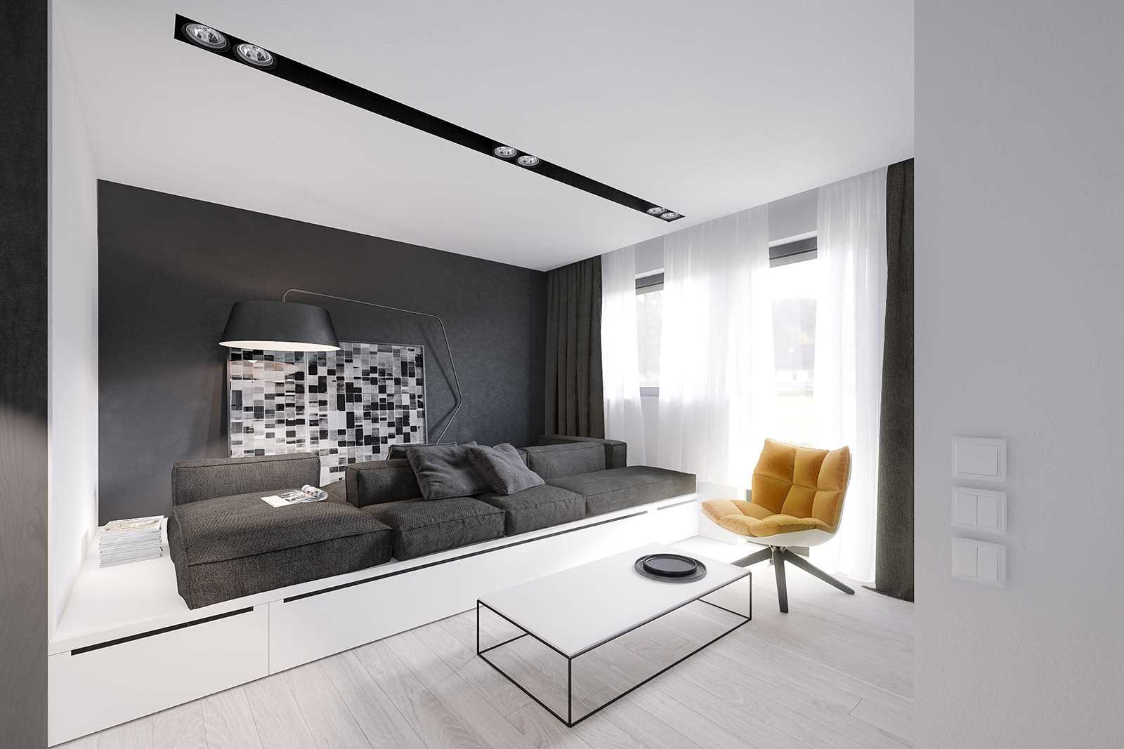 idea of ​​bright apartment design