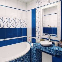 the idea of ​​a bright style of a bathroom in an apartment picture