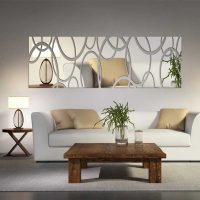 idea of ​​unusual wall decoration in the living room picture