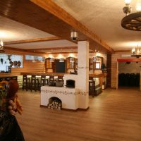 variant of the unusual interior of a summer house in the village picture