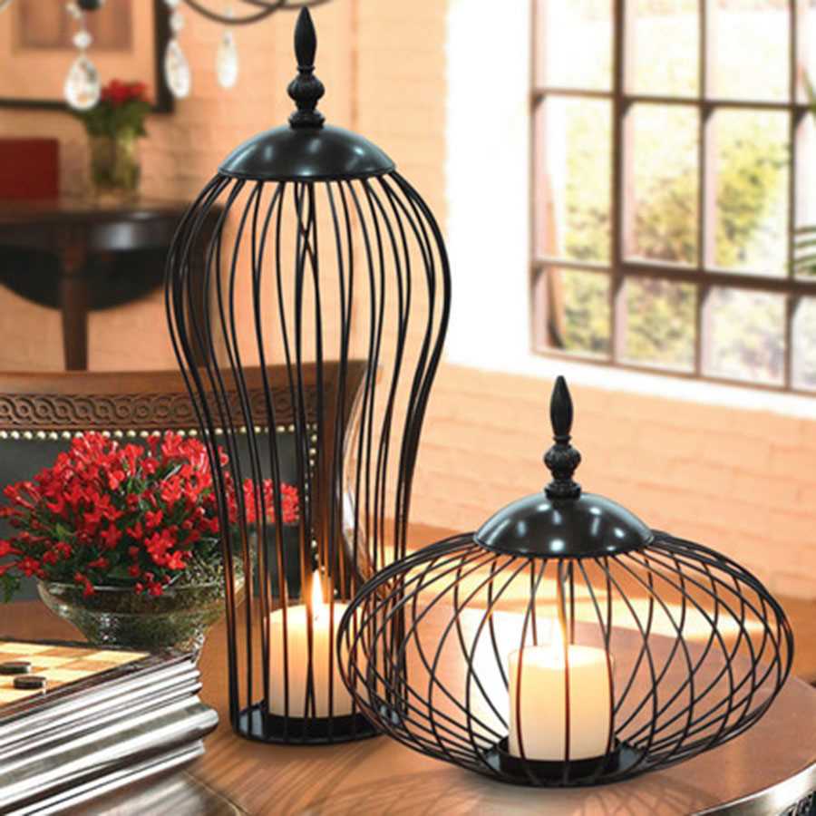 idea of ​​an unusual design of a room with a decorative cage