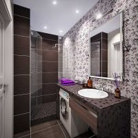 the idea of ​​the original bathroom interior picture