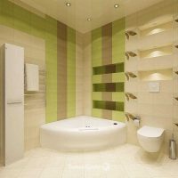 version of the bright interior of the bathroom photo