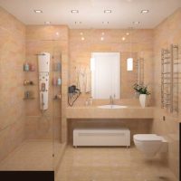 idea of ​​bright design of a bathroom in an apartment picture