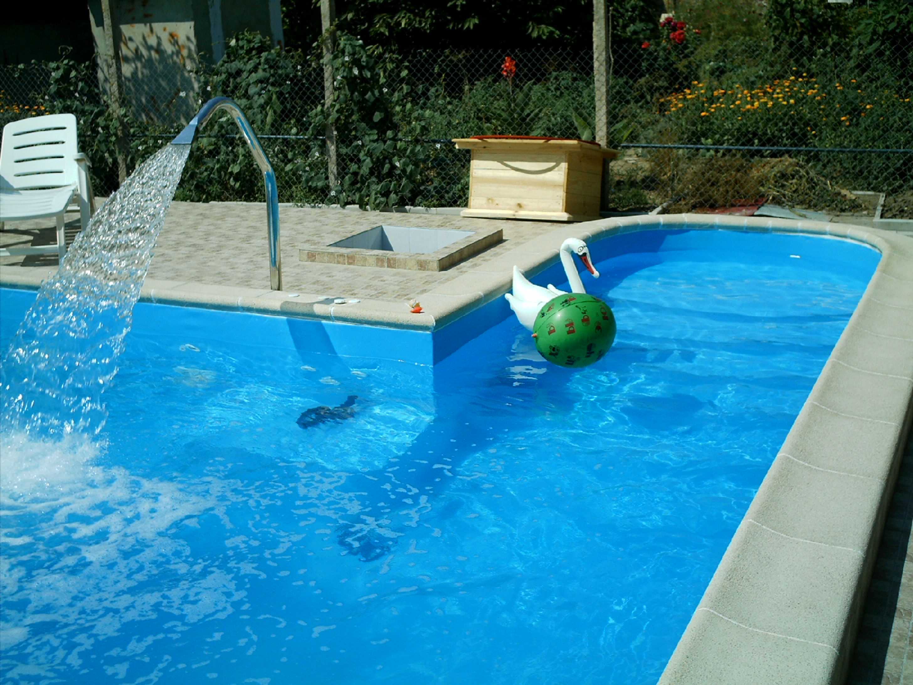 variant of the beautiful interior of the small pool