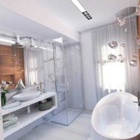 option of a beautiful style of a bathroom in an apartment picture