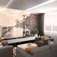 option for bright interior decoration photo