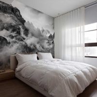 option for bright decoration of the walls in the rooms picture