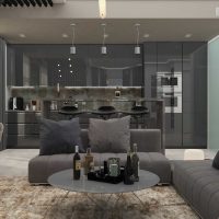 the idea of ​​the original interior of the apartment in 2017 picture