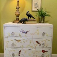 lukisan opo decoupage perabot do-it-yourself