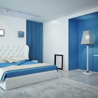 the idea of ​​brightly decorating the style of a bedroom picture