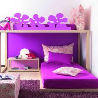 version of the original style of the bedroom for the girl photo