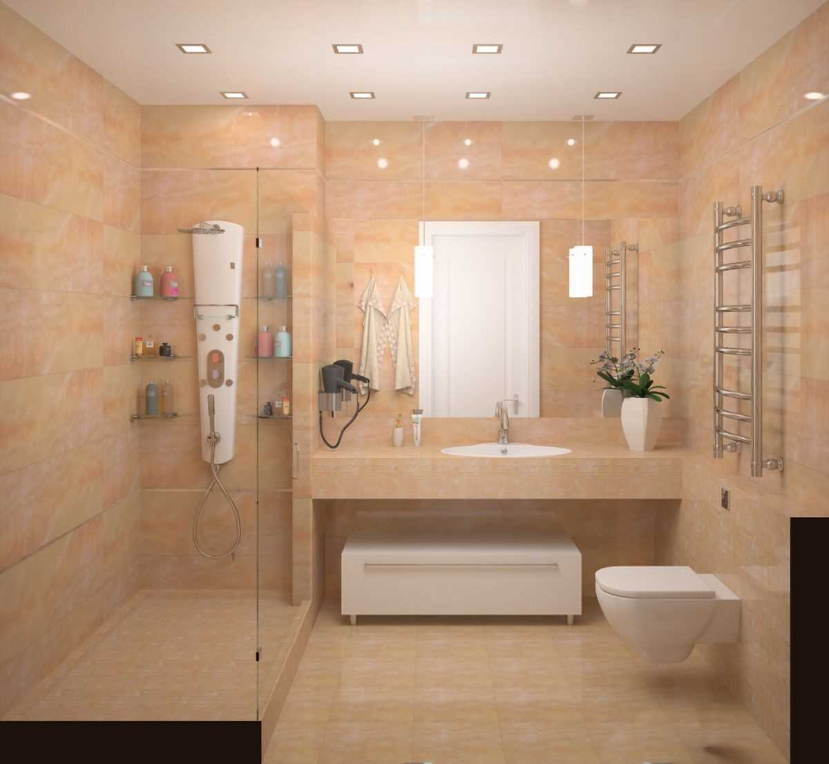 version of the original bathroom design