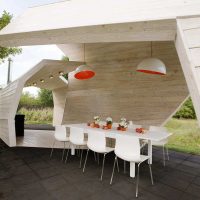 idea pavilion reka bentuk moden