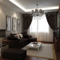 varian hiasan cerah dari apartmen 70 sq.m apartment