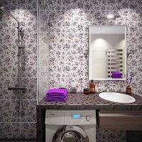 idea of ​​a beautiful bathroom interior 4 sq.m picture