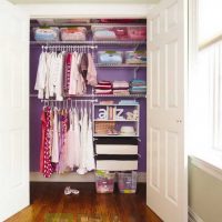 idea of ​​a modern interior wardrobe photo