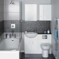 version of the modern bathroom design 3 sq.m picture