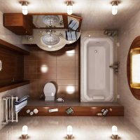 option bright interior bathroom 4 sq.m picture