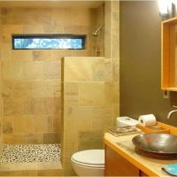 idea of ​​a bright style of a bathroom 3 sq.m picture