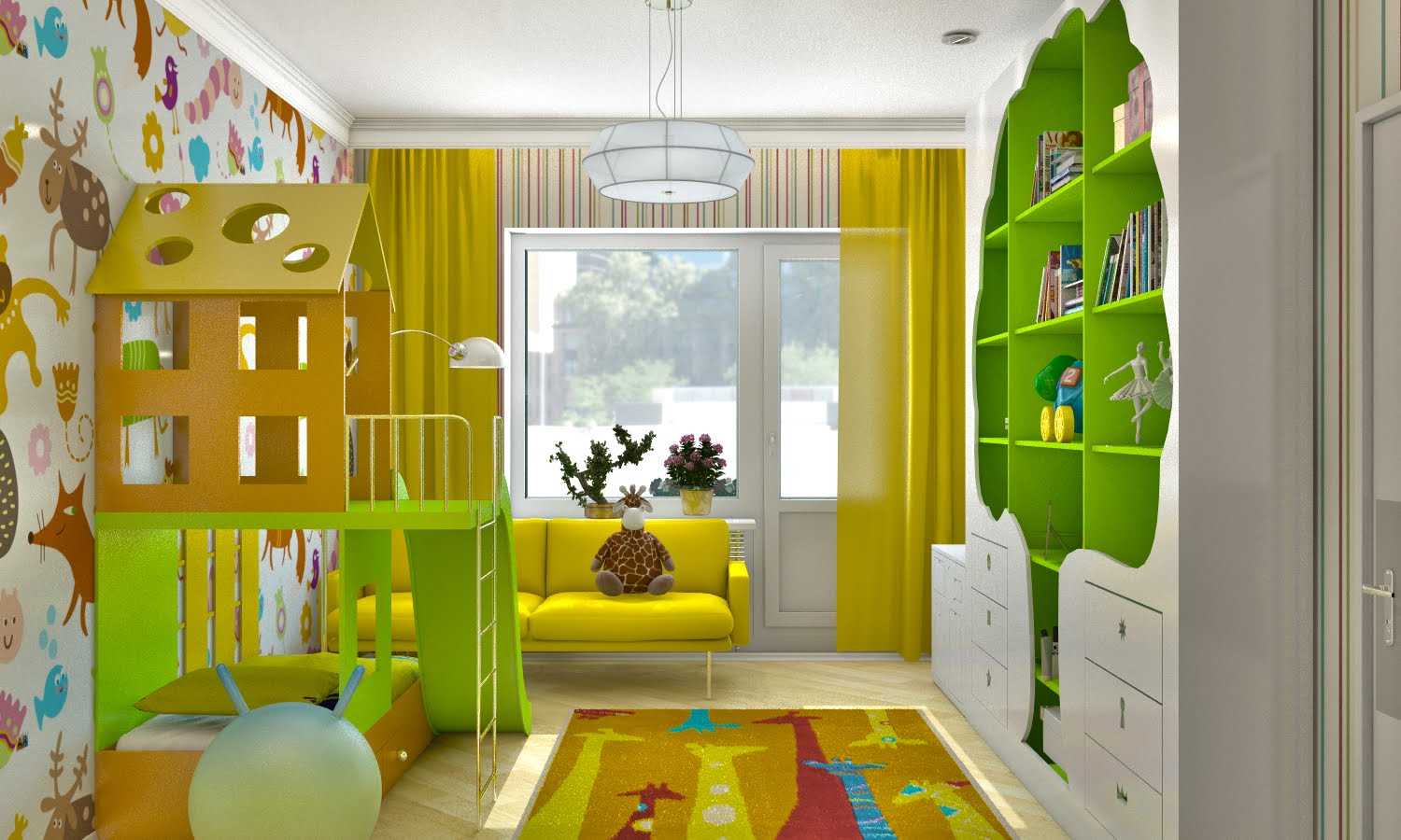 option de design lumineux pour les enfants