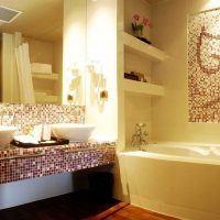 idea of ​​a modern bathroom design 3 sq.m photo