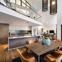 idea of ​​a modern apartment style with a second light picture