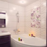 idea of ​​a beautiful bathroom interior 2.5 sq.m photo