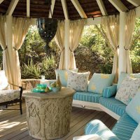 idea gambar gazebo gaya cerah