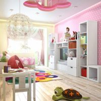 version of the unusual design of a nursery for a girl picture