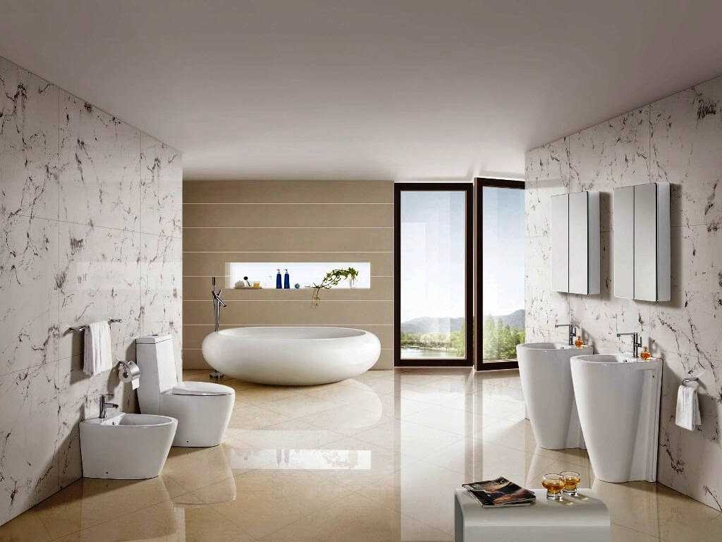 version of the modern bathroom interior 2017