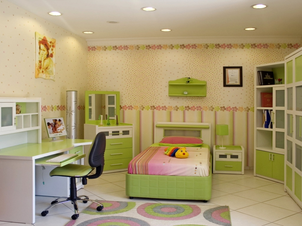 variante d'un beau décor de chambre d'enfant