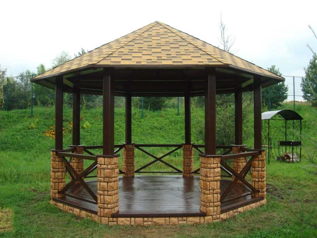 idea gazebo dalaman indah di halaman