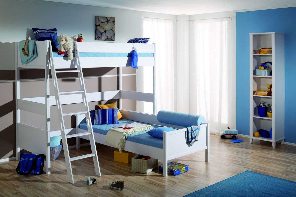 the idea of ​​an unusual nursery design for two boys