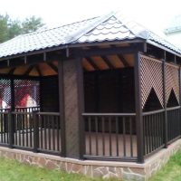 idea gazebo dalaman moden dalam gambar halaman