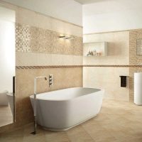 version of a beautiful bathroom interior 2.5 sq.m photo