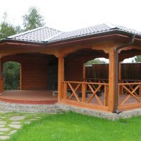 variant of the unusual interior of the gazebo photo