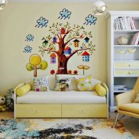 idea of ​​a light design of a child’s room photo