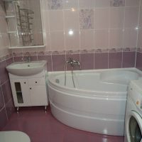 An example of a bright bathroom interior 5 sq.m photo